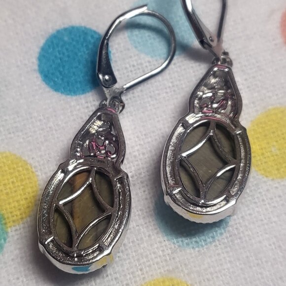 Venus Jasper Lever Back Earrings - Picture 3 of 6